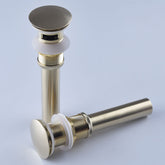 All Copper Brushed Gold Wall Deodorant In-wall Drain Pipe Fittings