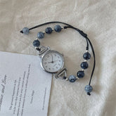 Women's Fashionable All-match Camellia Beaded Watch