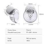 Wearable Electric Breast Large Suction Invisible Integrated Hands-free