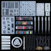 277 pieces of DIY jewelry pendant making geometric mould