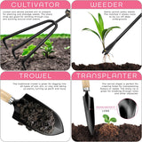Hot Selling Stainless Steel Gardening Tools Suit