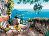 DIY Sea Scenery Needlework Diamond Painting Landscape Diamond Embroidery Painting Cross Full Round Diamond Decor