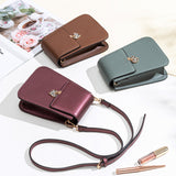 Diagonal cell phone bag
