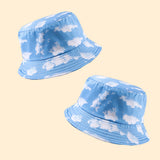 Summerx Bucket Hat for men women Fashion cotton reversible Bob Panama sad boys fold girls Sun hat beach fisherman hat