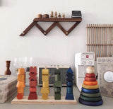 Beaded Building Blocks, Logs, Niche Construction Toys Ins