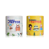 Flowermonaco Children's Tattoo Stickers Fun Waterproof Lasting Nursery Boys And Girls Baby Nail Stickers
