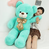 80-100cmx Cotton Stuffed Plush Animals Toys Macaron color Teddy Bear Plush Toys Pillow Soft Animal Doll