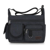 Canvas Bag Men'S Bags Shoulder Messenger Bag Korean Retro Casual Bag Sports Back Bag Men'S Bag