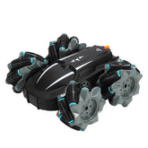 Remote Control Tumbling Stunt Double-sided Car Rotating Charging Light Drift Racing Car