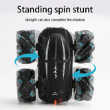 Remote Control Tumbling Stunt Double-sided Car Rotating Charging Light Drift Racing Car