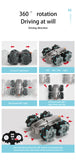 Remote Control Tumbling Stunt Double-sided Car Rotating Charging Light Drift Racing Car