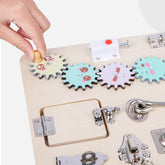 Children'S Busy Board Baby Early Education Puzzle Cognitive Training Fine Movement Unlock Toy