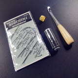 Leather Waxed Thread Stitching Needles Awl Hand Tools Kit for DIY Sewing Craft