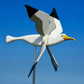 Garden Art Wooden Bird Garden Lawn Terrace Farmhouse Wind Rotation