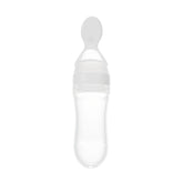 Safe Newborn Baby Feeding Bottle Toddler Silicone Squeeze Feeding Spoon Milk Bottle Baby Training Feeder Food Supplement