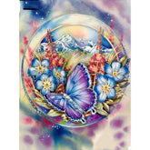 HOMFUN 5D Diamond Pattern Rhinestone Needlework Diy Diamond Painting Cross Stitch Diamond Embroidery
