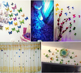 Three-dimensional Simulation Butterfly Wall Stickers Refrigerator Stickers Wedding Decoration Brooch Hair Accessories Stickers