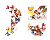 Three-dimensional Simulation Butterfly Wall Stickers Refrigerator Stickers Wedding Decoration Brooch Hair Accessories Stickers