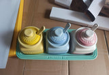 Cool Color Kitchen Seasoning Jar Kitchen Supplies Seasoning Spoon