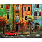Abstract City Street Wall Art Picture
