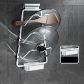 Space aluminum kitchen pot rack