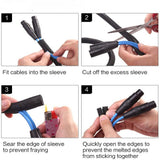Opening Self-winding Mesh Sleeve Automobile Protective Wire Cover