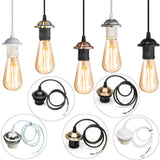 Vintage industrial chandeliers