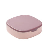 Single Layer Compact Earrings Bracelet Jewelry Ring Storage Box With Makeup Mirror