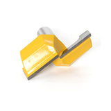 Woodworking milling cutter with flat end cutter