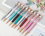 Diamond Pen Holder Flower Decoration Gift Stationery