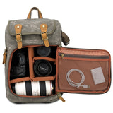 Kalier Digital SLR Camera Bag Waterproof Canvas Men's And Women's Backpacks