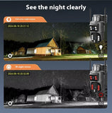 360 Night Vision 6 Million HD Night Vision Full Color Solar Camera