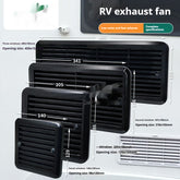 Refrigerator Ventilating Fan Cooling Vent Louver