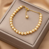 Women's Copper Luxury Golden Balls Bracelet