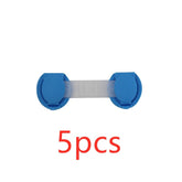 Multifunctional baby anti-pinch child safety drawer lock
