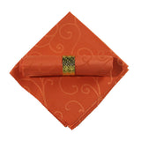 Square Folding Fabric Tablecloth Decorative Embroidery