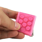 Anti-Stress Toy Electronic Bubble Packaging Key Ring Infinite Keychain
