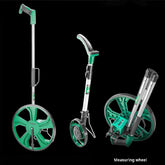 Tuosen Hardware Tools Hand Push Telescopic Rangefinder Mechanical Folding Roller Measuring Wheel Handheld Digital Display Ranging Wheel