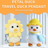 Red Embroidery Handmade Crochet Material Package English Video Wool Knitting Doll