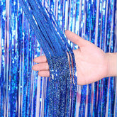 Thicken A Little Bit Of Laser Rain Silk Curtain Wedding Party Event Background