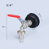 Valve Fittings Brass Faucet High And Low Temperature Resistant Garden Joint