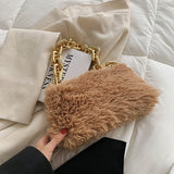 Fluffy Cloud Stuffed Plush One Shoulder Carry
