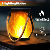 Outdoor Lighting Flickering Flame Garden Lamp