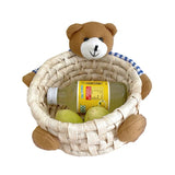 Ornament Home Crafts Straw Storage Basket