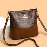 Retro Soft Leather Simple Versatile Messenger Bag