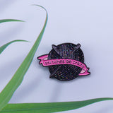 Crazy Needlework Brooch Creative Knitting Craft Badge
