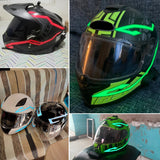 Helmet light bar