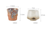Japanese Style Rough Pottery Antique Tea Cup