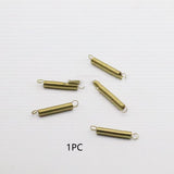 Vintage Mechanical Clock Clockwork Metal Fittings Tension Spring