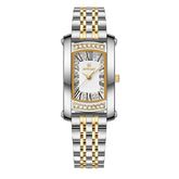 Affordable Luxury Fashion Waterproof Women's Square Quartz Wrist Watch